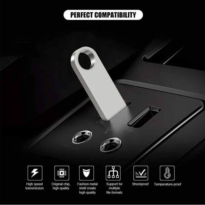 USB Flash Drive 128Gb Pendrive 128Gb Memory Stick 32Gb 4Gb Metal 64 Gb