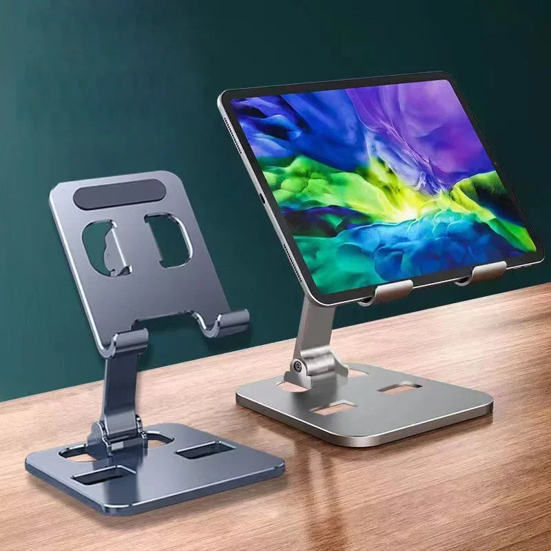 Universal Aluminum Alloy Foldable Desk Phone Holder Mount Stand For