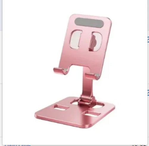 Universal Aluminum Alloy Foldable Desk Phone Holder Mount Stand For