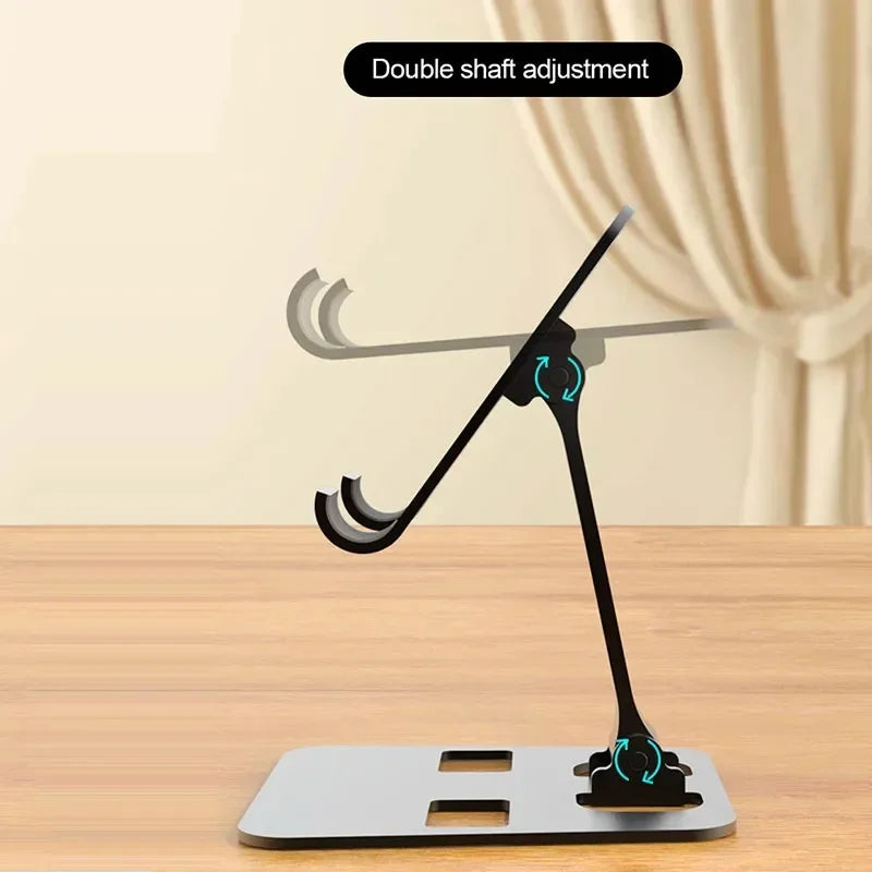 Universal Aluminum Alloy Foldable Desk Phone Holder Mount Stand For