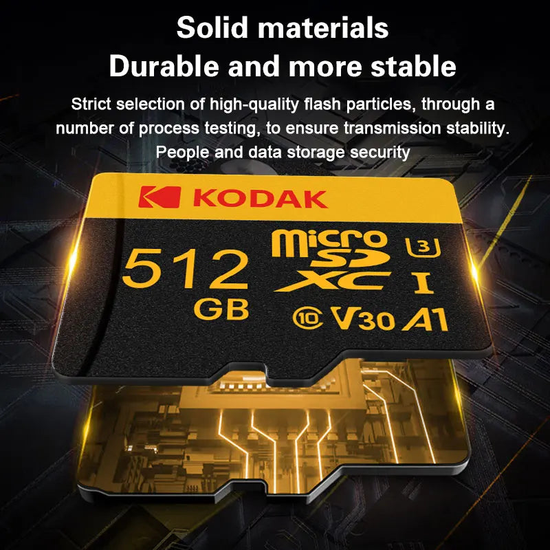 Kodak Micro SD Card Memory Card Class 10 32GB 64GB 128GB 256GB U3 4K