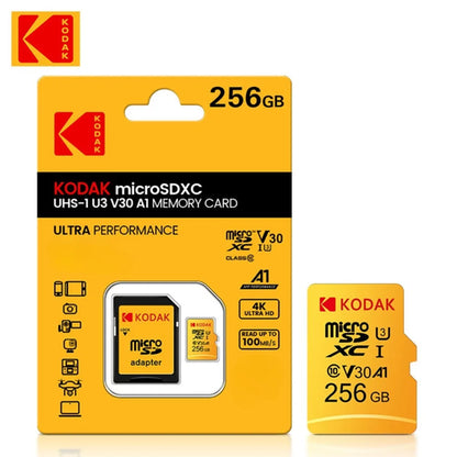 Kodak 32GB-256GB Micro SD Memory Card - High Speed Class 10 U3 UHS-I